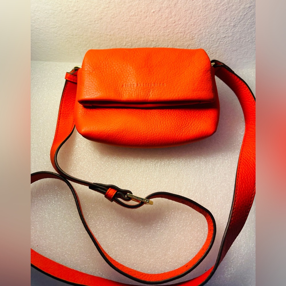 Aimee Kestenberg Mini leather cross body bag shoulder bag with magnetic closure
